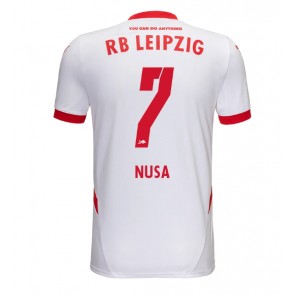 RB Leipzig Antonio Nusa #7 Replika Hjemmebanetrøje 2024-25 Kortærmet